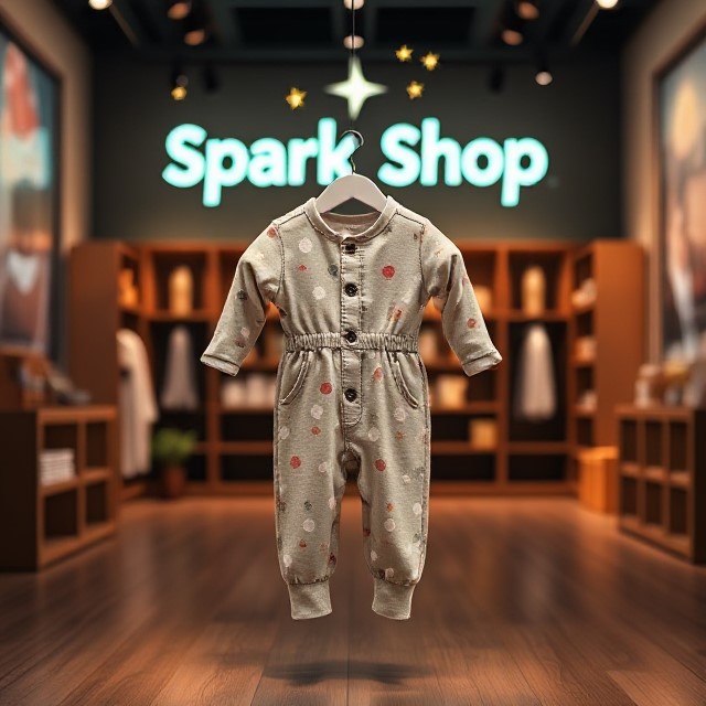 The Spark Shop Baby Jumpsuit: Comfort, Style, and Quality for Your Little One